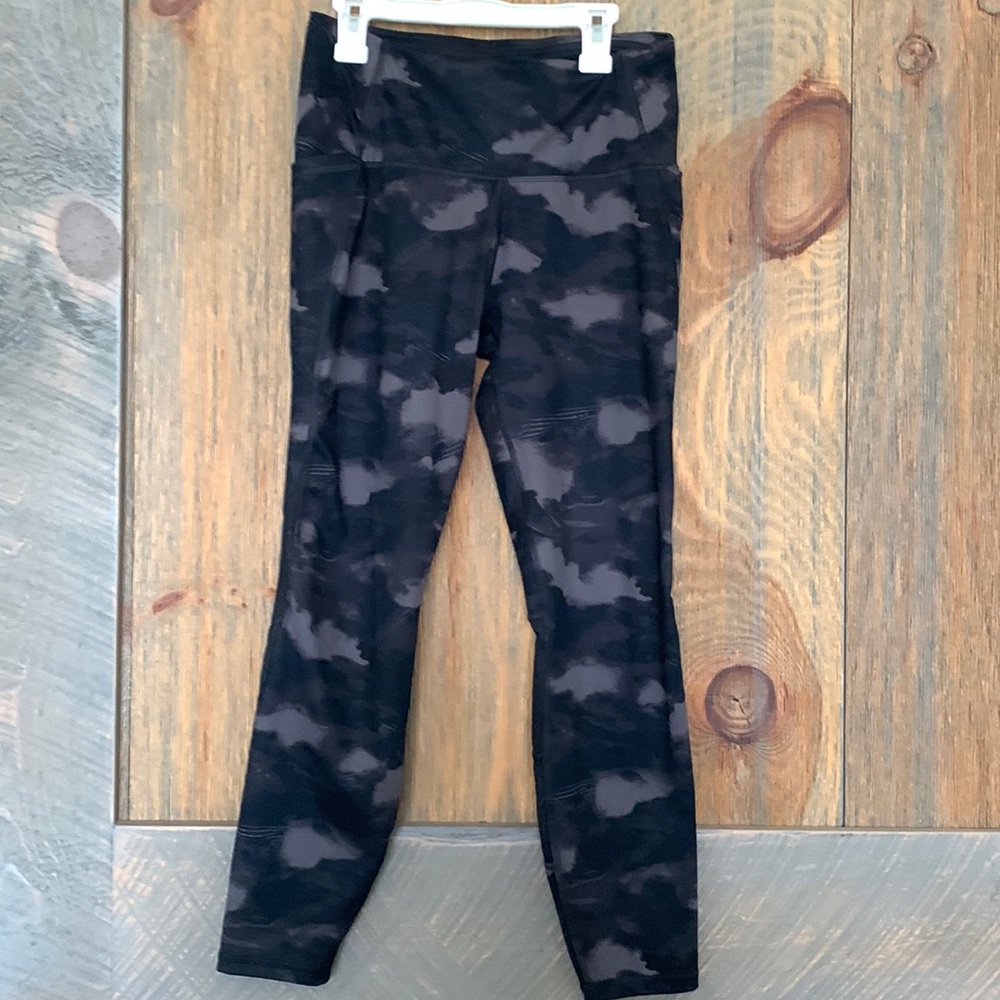 Gray, Black Leggings